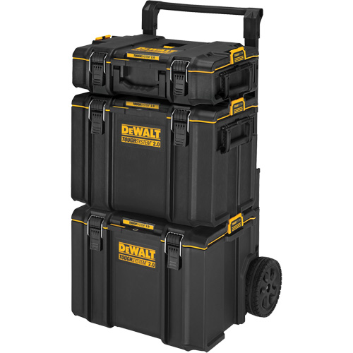 Syst&egrave;me de rangement sur roues TOUGHSYSTEM 2.0, 24" x 20-2/5" x 34-1/2", Noir/Jaune Maritime Industrial Rubber