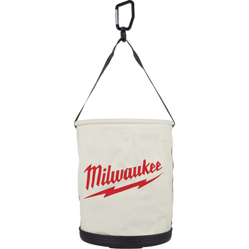 Sac seau polyvalent, 11-81/100" lo x 11-81/100" la x 14-57/100" h, Polyester, Blanc Maritime Industrial Rubber