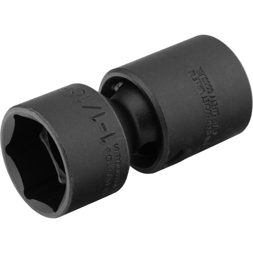 Douille universelle, Chocs, 1-1/16", Prise 1/2", 6 pans Maritime Industrial Rubber