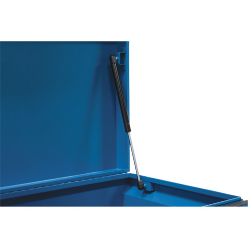 Jobsite Tool Box, 33" x 20-3/10" x 18-3/10", Steel, Blue Maritime Industrial Rubber