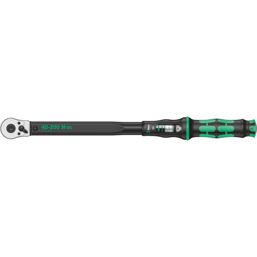 Click-Torque C3 Torque Wrench with Reversible Ratchet, Click, 1/2" Square Drive, 40 - 200 Nm Maritime Industrial Rubber