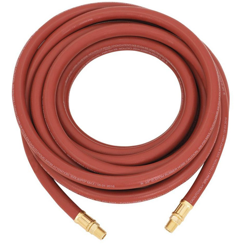 Tuyau AH3850RB, Air, Caoutchouc, 3/8" dia. x 50', 300 psi, 1/4 NPT Maritime Industrial Rubber