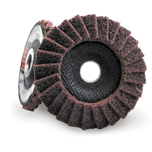 POWERBLEND SCD Surface Conditioning Flap Disc, 4-1/2" x 7/8", Type 29, Medium Grit Maritime Industrial Rubber