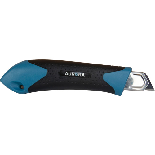Couteau professionnel de 18 mm, Acier inoxydable, Robuste, Prise en Caoutchouc Maritime Industrial Rubber