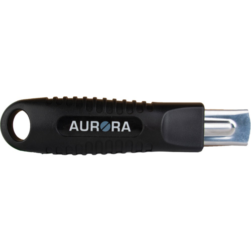 Standard-Duty Retractable Safety Knife, Stainless Steel, Rubber Handle Maritime Industrial Rubber