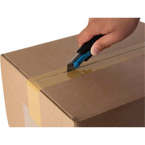 Standard-Duty Retractable Safety Knife, Stainless Steel, Rubber Handle Maritime Industrial Rubber
