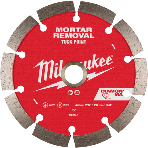 Lame diamant&eacute;e pour joints de maçonnerie DIAMOND MAX Maritime Industrial Rubber