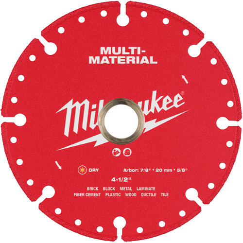 Lame diamant&eacute;e multimat&eacute;riaux Maritime Industrial Rubber
