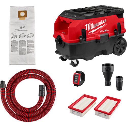 M18 FUEL 9 Gallon Dual Battery Dust Extractor with PACKOUT Compatibility and VACLINK Kit, 27-3/4" x 19" Maritime Industrial Rubber