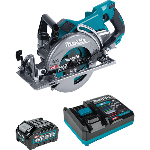 Scie circulaire sans balais 40Vmax XGT avec ensemble de batterie 4.0Ah, 7-1/4", 40 V Maritime Industrial Rubber