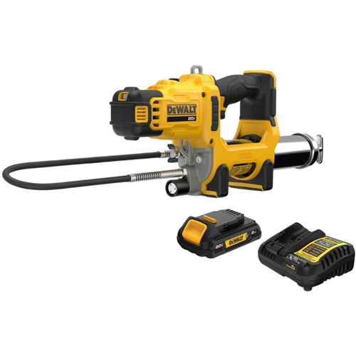 Trousse de pistolet &agrave; graisse sans fil &agrave; 2 vitesses variables MAX*, Lithium-ion, 20 V Maritime Industrial Rubber