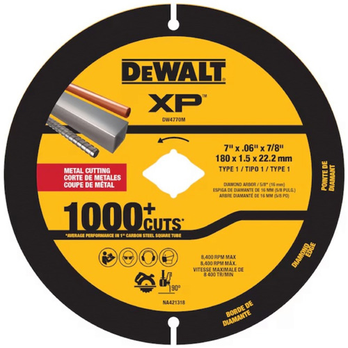 XP Metal Diamond Blade for Angle Grinders & Circular Saws Maritime Industrial Rubber