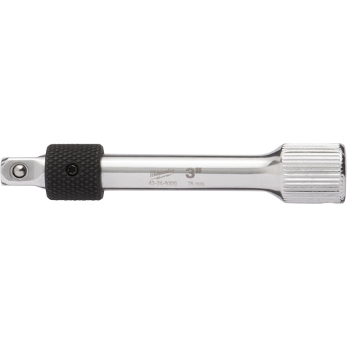 Locking Extension Socket, 1/4" Drive, 3" L Maritime Industrial Rubber