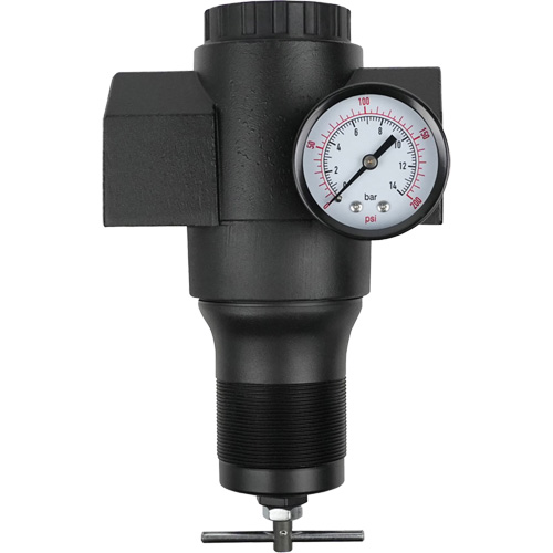 R&eacute;gulateur en aluminium, 1-1/2" NPT, PSI max. de 300 psi, Canalisation Maritime Industrial Rubber