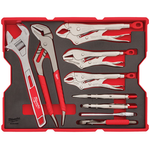 Pliers & Wrench Set with Tray for PACKOUT Drawers Maritime Industrial Rubber
