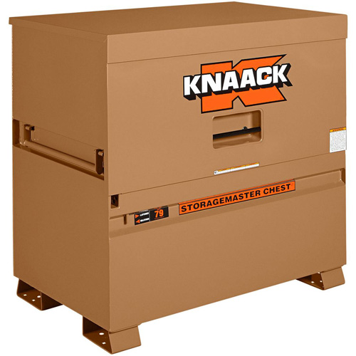 Model 79 Piano Box with 2 Padlocks, 48" W x 30" D x 49" H, Tan Maritime Industrial Rubber