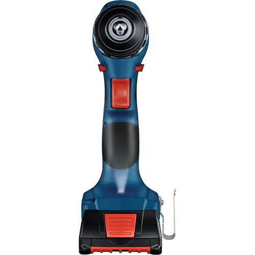Compact Brushless Drill/Driver Kit, Lithium-Ion, 18 V, 1/2" Chuck, 400 in-lbs. Torque Maritime Industrial Rubber