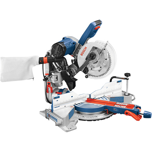 Dual-Bevel Glide Miter Saw, 10", 15 A, 120 V Maritime Industrial Rubber
