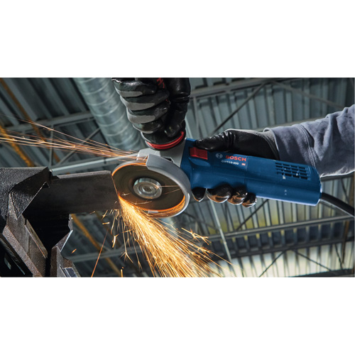 Rectifieuse angulaire ergonomique, 4-1/2", 120 V, 10 A, 11000 Tr/min Maritime Industrial Rubber