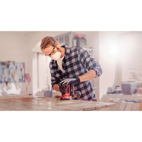 Cordless Random Orbit Sander (Tool Only), 5" Sand Paper, 18 V, 14000 - 22000 OPM Maritime Industrial Rubber