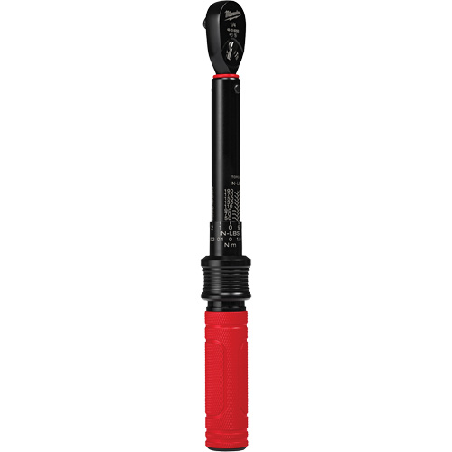 Cl&eacute; dynamom&eacute;trique, &agrave; cliquer, Entraînement 1/4" carr&eacute;, 4,5 - 22,6 Nm/40 - 200 lb-po Maritime Industrial Rubber