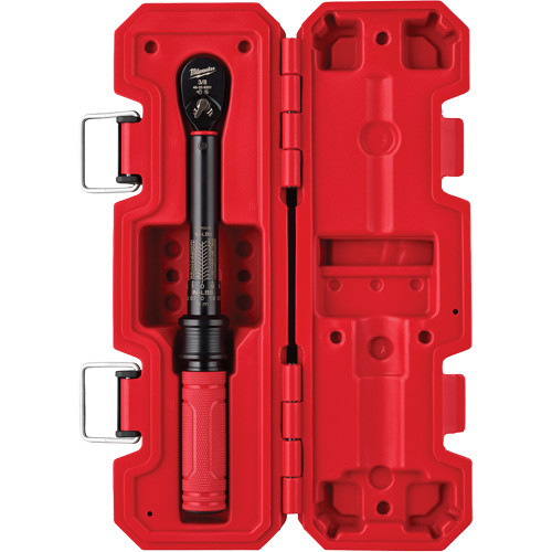 Torque Wrench, Click, 3/8" Square Drive, 5.6 - 28.2 N.m/50 - 250 in-lbs Maritime Industrial Rubber