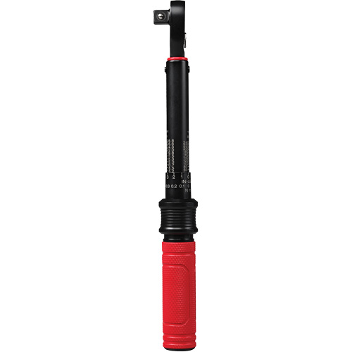 Torque Wrench, Click, 3/8" Square Drive, 5.6 - 28.2 N.m/50 - 250 in-lbs Maritime Industrial Rubber