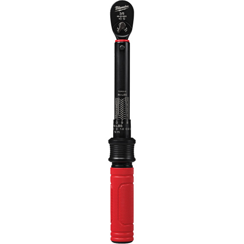 Torque Wrench, Click, 3/8" Square Drive, 5.6 - 28.2 N.m/50 - 250 in-lbs Maritime Industrial Rubber
