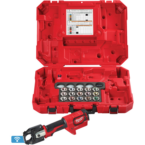 M18 FORCE LOGIC 600 MCM Crimper with #8 - 600 MCM Cu Dies Maritime Industrial Rubber