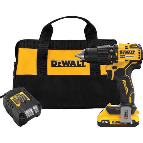 Ensemble de perceuse &agrave; chocs sans fil et sans balai MAX*, Lithium-ion, 20 V, Mandrin 1/2" Maritime Industrial Rubber