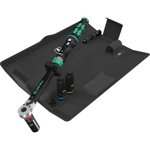 Ensemble cl&eacute; dynamom&eacute;trique Click-Torque Lock C 3 jeu 1 pour changement de roue, 6 Mcx, Prise de 1/2", Profond Maritime Industrial Rubber