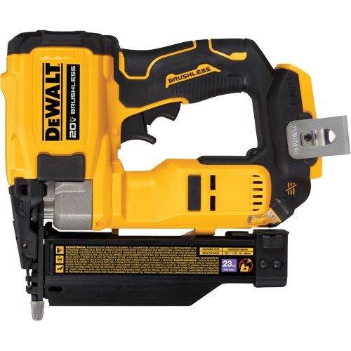 ATOMIC COMPACT SERIES Brushless Cordless 23ga Pin Nailer (Tool Only), 20 V, Lithium-Ion Maritime Industrial Rubber