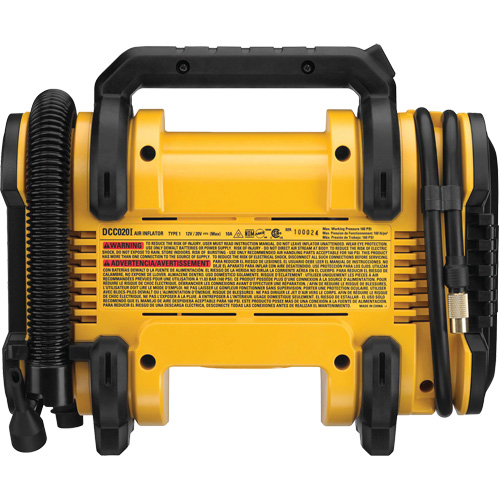 Gonfleur &agrave; air 20V MAX avec ou sans fil (outil seulement), &eacute;lectrique Maritime Industrial Rubber