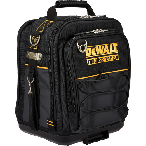 TOUGHSYSTEM&reg; 2.0 Compact Tool Bag, 1680 Denier, 25 Pockets, Black Maritime Industrial Rubber