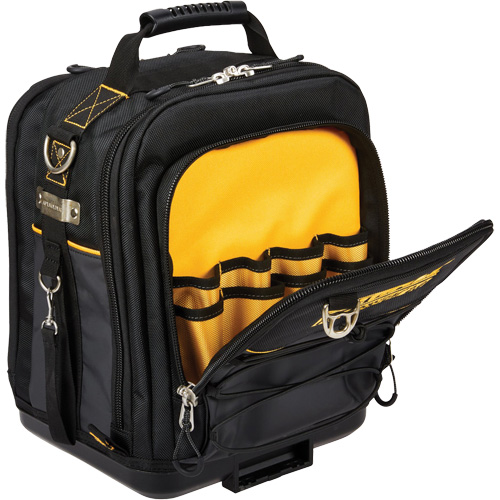 TOUGHSYSTEM&reg; 2.0 Compact Tool Bag, 1680 Denier, 25 Pockets, Black Maritime Industrial Rubber