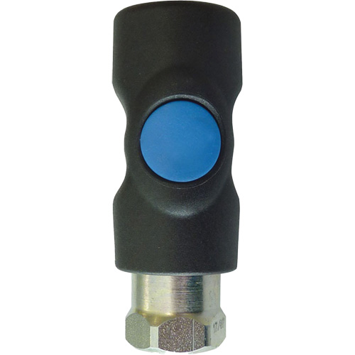 TOPQUIK S1 Industrial Quick Coupler, Polyester Composite/Stainless Steel, 1/4", Female NPT, 174 PSI Maritime Industrial Rubber