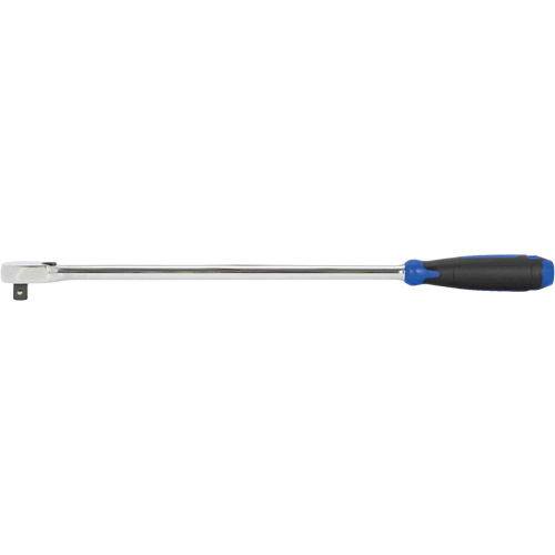 120-Tooth Extra-Long Sealed Head Ratchet JSHR-12L, 1/2" Drive, Cushion Grip Handle Maritime Industrial Rubber