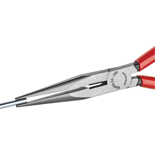 Long Nose Pliers with Cutter, 8" L Maritime Industrial Rubber