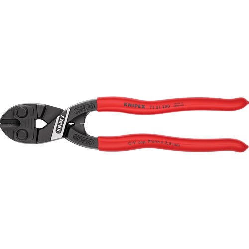 Coupe-boulons compact &agrave; levier d&eacute;multipli&eacute; CoBolt&reg;, 8" l, Coupe centrale Maritime Industrial Rubber