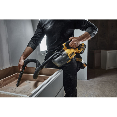 Cordless Dry Hand Vacuum, 20 V, 0.18 gal. Capacity Maritime Industrial Rubber