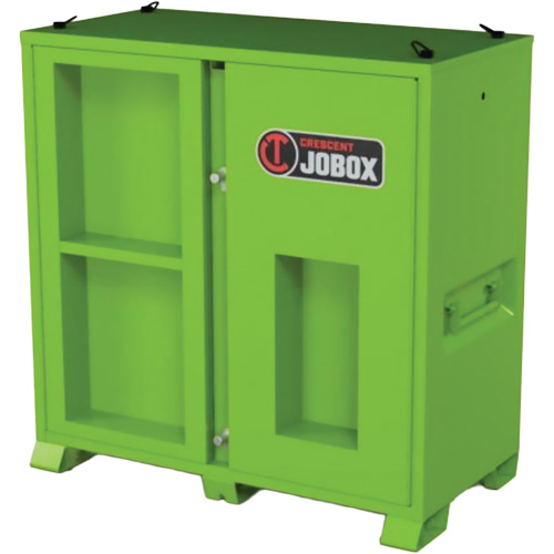 Armoire de rangement d'&eacute;PI sur place, Acier, Vert lime haute visibilit&eacute; Maritime Industrial Rubber