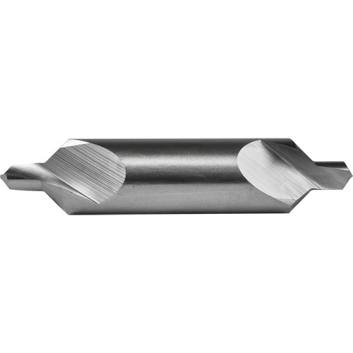 Foret &agrave; centrer et fraise combin&eacute;s, #4, Petit diam&egrave;tre de 0,125", Grand diam&egrave;tre de 5/16", Acier rapide Maritime Industrial Rubber