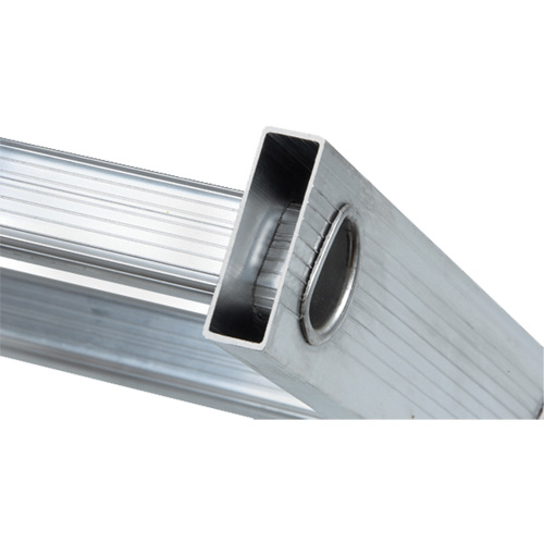 Industrial Heavy-Duty Straight Ladders, 8', Aluminum, 300 lbs., CSA Grade 1A Maritime Industrial Rubber