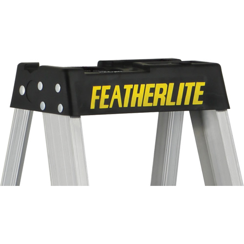 Industrial Extra Heavy-Duty Step Stool/Ladders, 2', Aluminum, 300 lbs. Capacity, Type 1A Maritime Industrial Rubber
