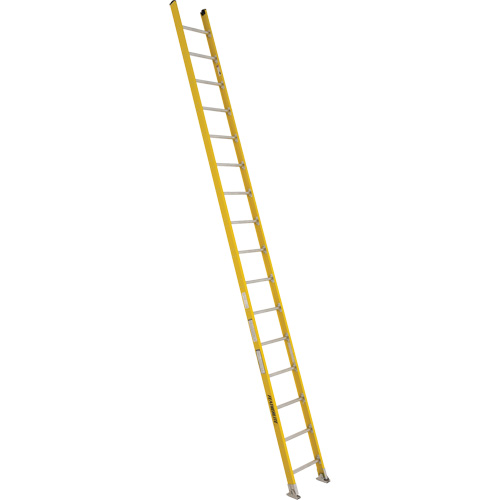 Industrial Extra Heavy-Duty Straight Ladders (5600 Series), 16', Fibreglass, 375 lbs., CSA Grade 1AA Maritime Industrial Rubber
