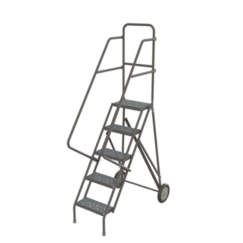 &eacute;chelles roulantes, 5 marches, Stri&eacute;, Hauteur 50" Maritime Industrial Rubber