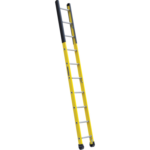 &eacute;chelle &eacute;troite pour trou d'homme, 10', Fibre de verre, 375 lb, CSA calibre 1AA Maritime Industrial Rubber