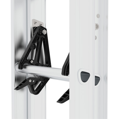 &eacute;chelle coulissante Jobsite Series, Cap 200 lb, 16' h, Calibre 3 Maritime Industrial Rubber