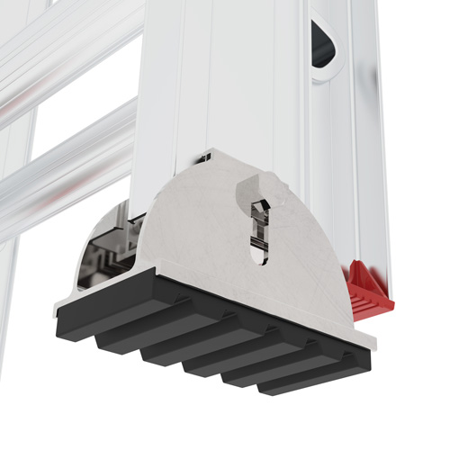 &eacute;chelle coulissante Jobsite Series, Cap 200 lb, 20' h, Calibre 3 Maritime Industrial Rubber