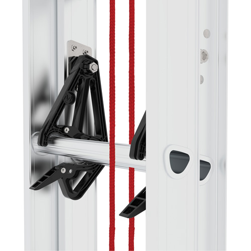 &eacute;chelle coulissante Jobsite Series, Cap 200 lb, 20' h, Calibre 3 Maritime Industrial Rubber